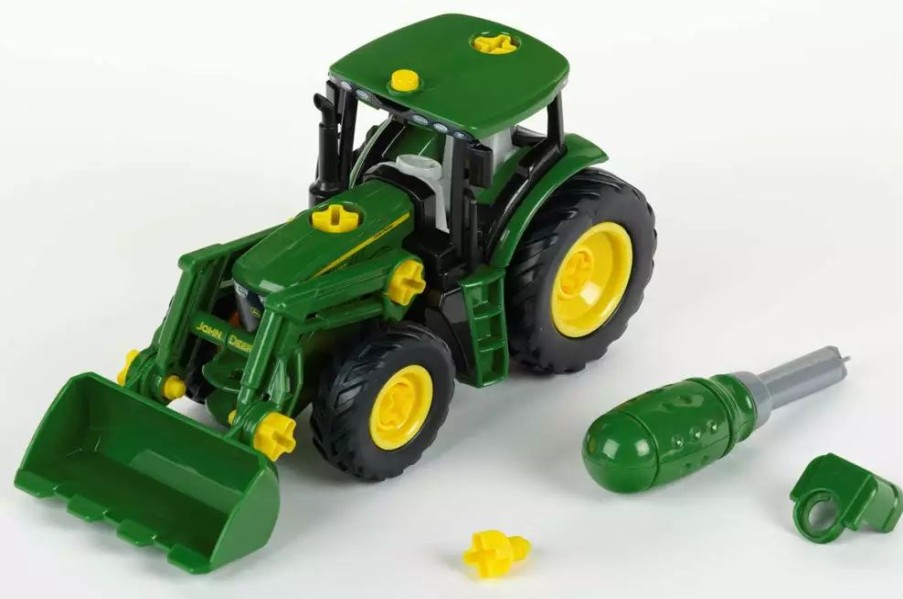 Toys * | Theo Klein John Deere Tractor With Front Loader And Weight