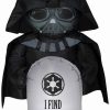 Inflatables * | Gemmy 3.5 Airblown Inflatable Stylized Darth Vader W/Tombstone Star Wars