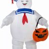 Inflatables * | 3.5 Airblown Stay Puft W/ Pumpkin Tote Ghostbusters Halloween Inflatable