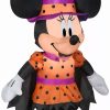 Inflatables * | Gemmy 4 Airblown Inflatable Minnie As Witch Disney