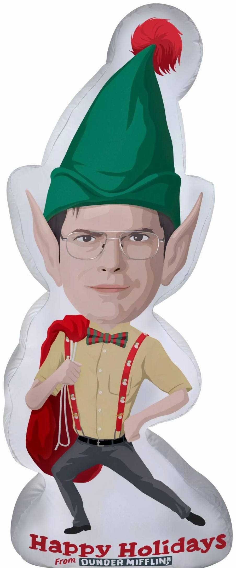 Inflatables * | Gemmy Photorealistic Airblown Inflatable Stylized Dwight From The Office S Lg Universal, 6 Ft Tall