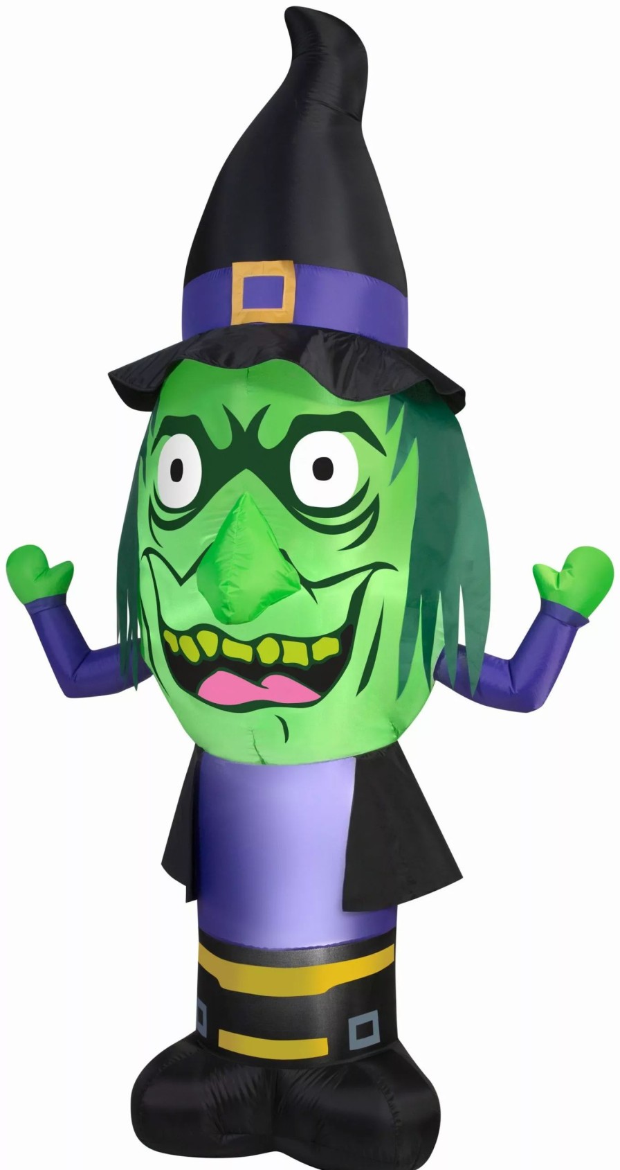 Inflatables * | 7 Airblown Stumpy Head Witch Halloween Inflatable