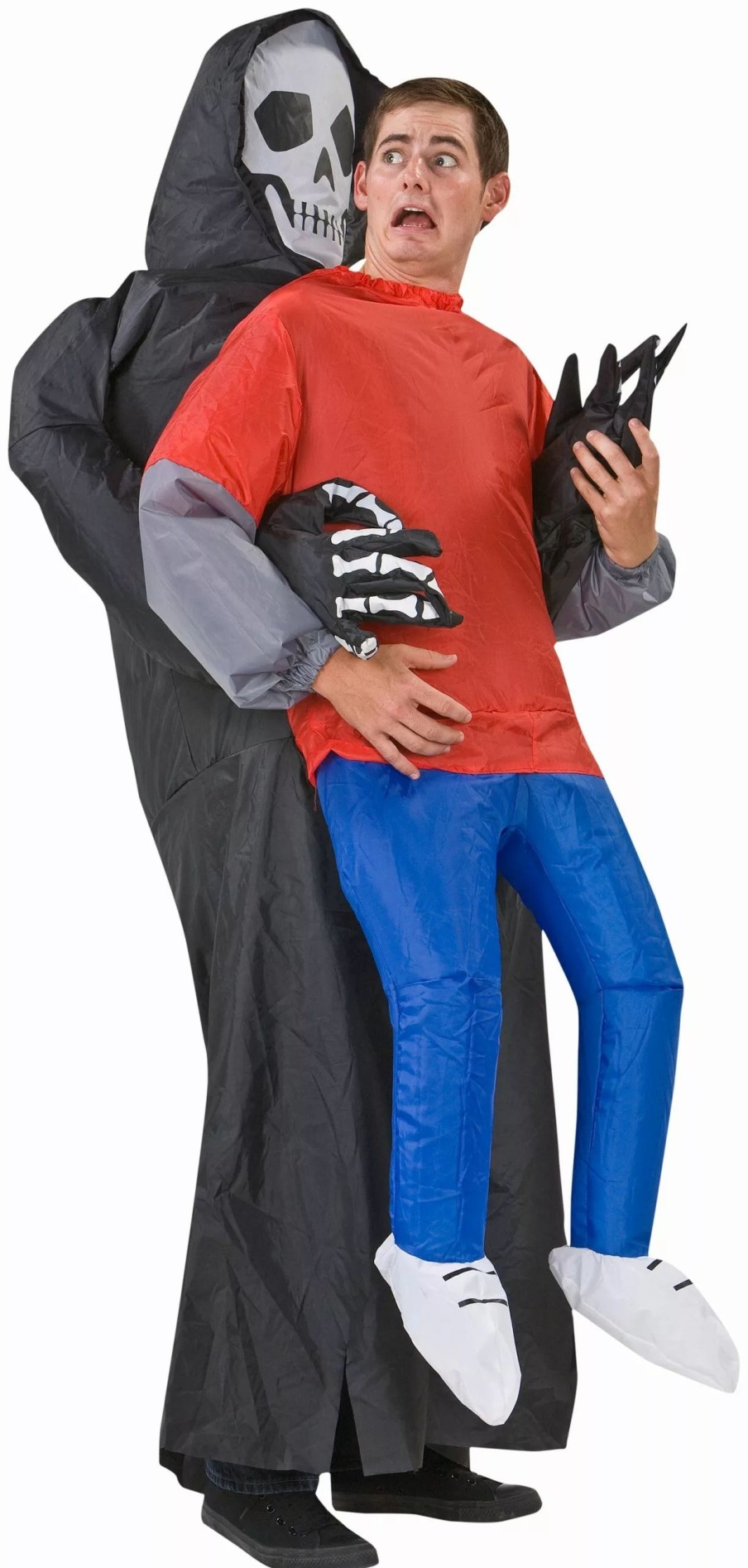 Inflatables * | Adult Inflatable Grim Reaper Victim Halloween Costume