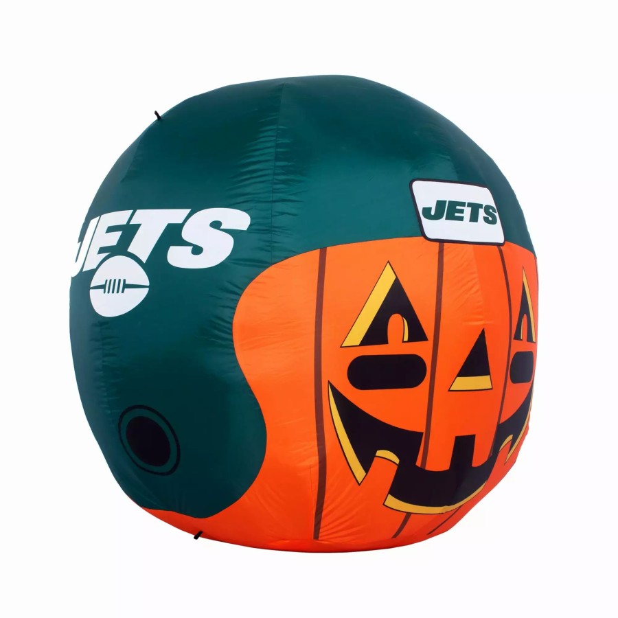 Inflatables * | New York Jets Inflatable Jack-O' Helmet