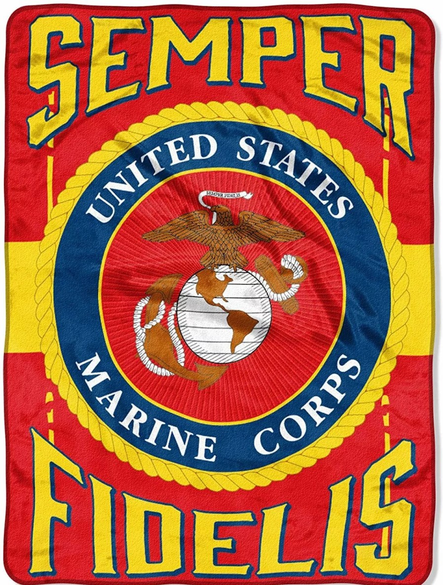 Blankets * | The Northwest Company Us Marines Semper Fi