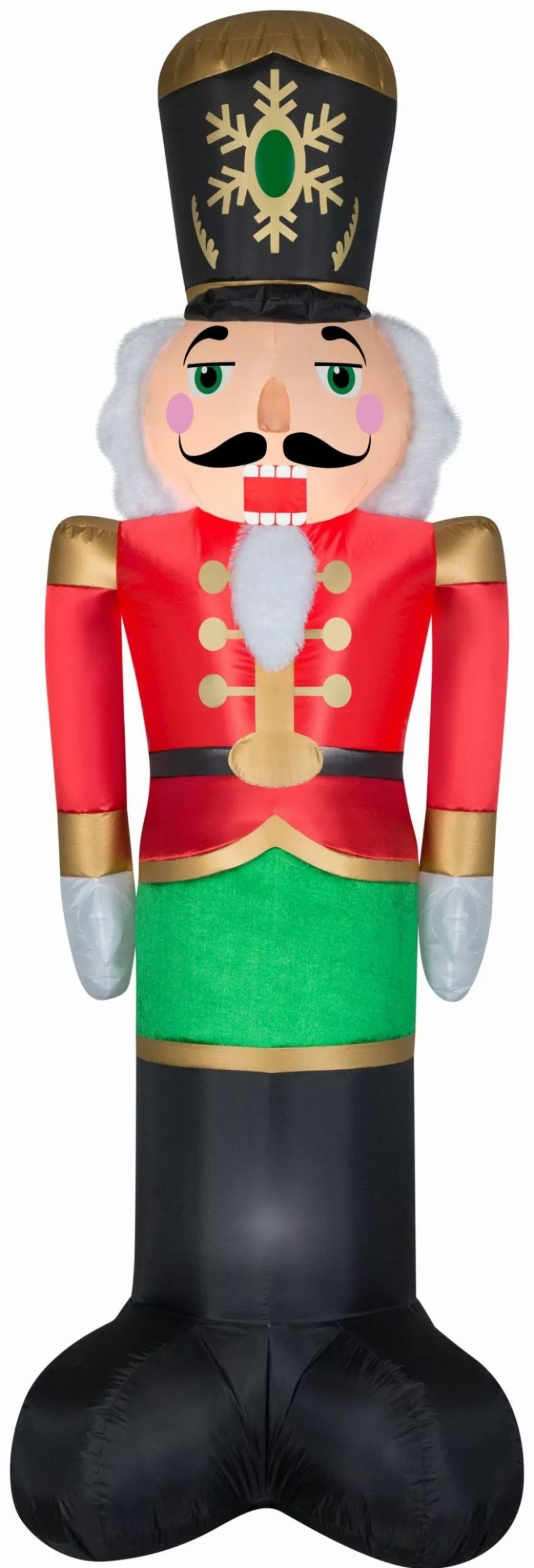 Inflatables * | Gemmy Christmas Airblown Inflatable Mixed Media Luxe Nutcracker, 8 Ft Tall, Multi