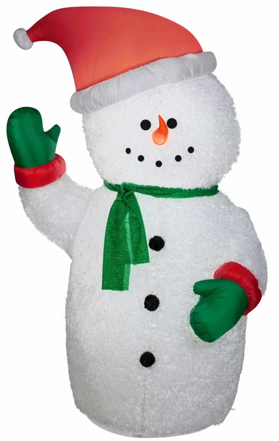 Inflatables * | Gemmy Christmas Airblown Inflatable Mixed Media Snowman, 6 Ft Tall