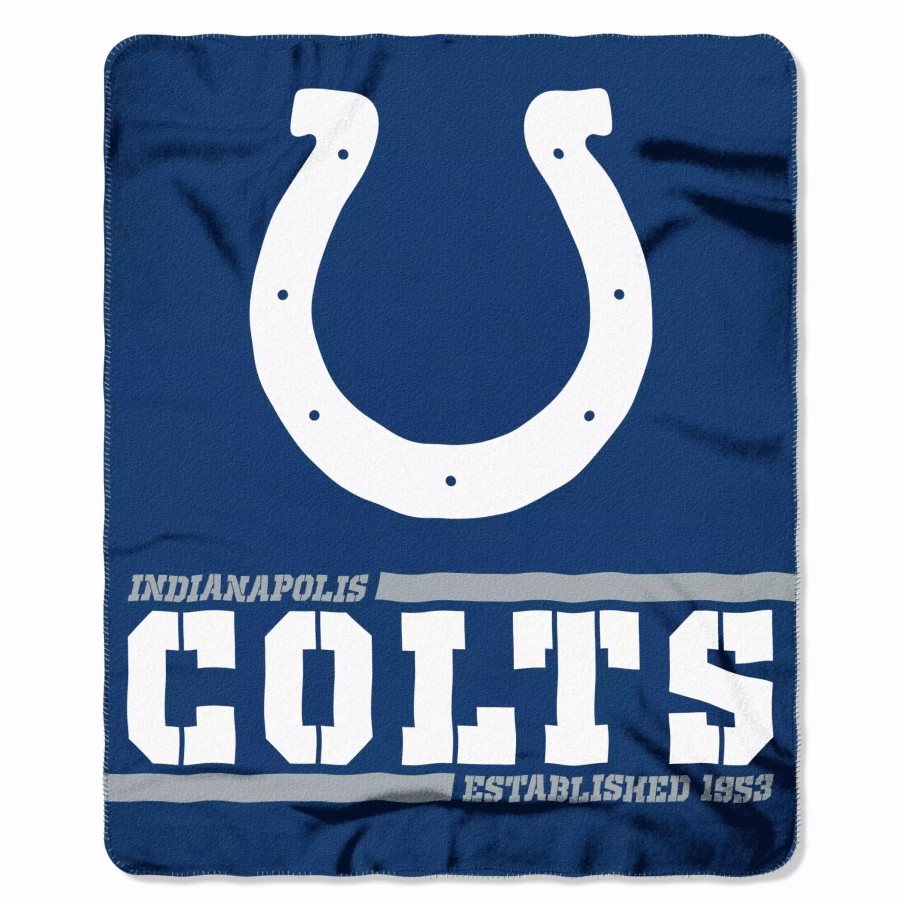 Blankets * | The Northwest Company Indianapolis Colts Fleece Throw