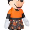 Inflatables * | Gemmy Airblown Inflatable Minnie Mouse In Candy Skirt, 3.5 Ft Tall, Black