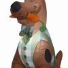 Inflatables * | Gemmy 4 Ft Airblown Scooby In Easter Outfit Sm, Brown